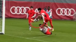 Luis Díaz y un gol imposible en la práctica de Bayern.