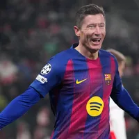 Lewandowski, a un gol de eterno récord de Messi en Champions