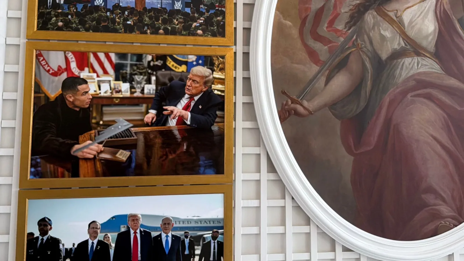 CR7 ya vive en el despacho de Trump por la Casa Blanca: TW