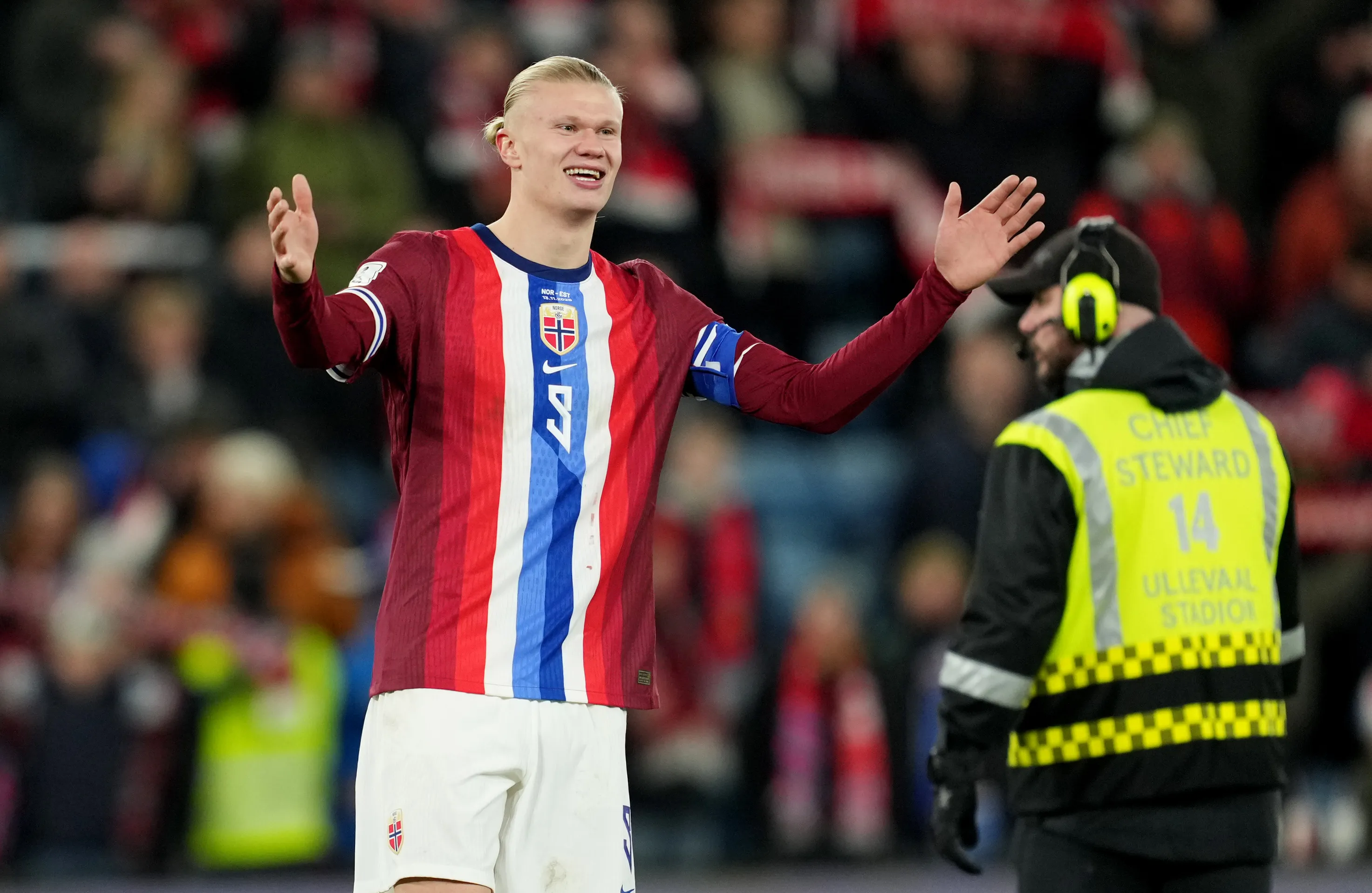 Erling Haaland, goleador de Noruega. (Getty Images)