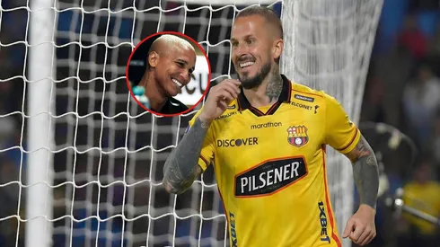 Darío Benedetto respondió con todo a Deyverson. Imagen generada por IA