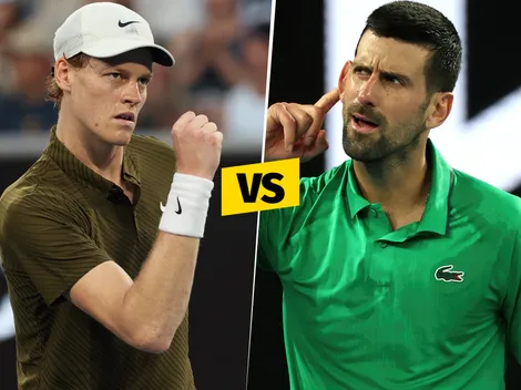 Cuándo y a qué hora juegan Jannik Sinner vs. Novak Djokovic por la semifinal del Abierto de Australia 2026