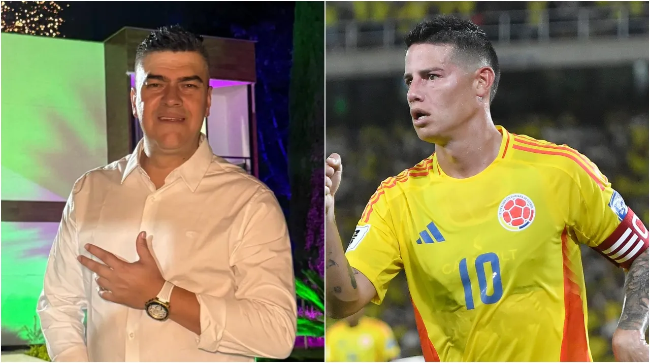 Eduardo Luis López habló del nuevo equipo de James. (Foto: X / @EduardoLuisFut y Getty Images)