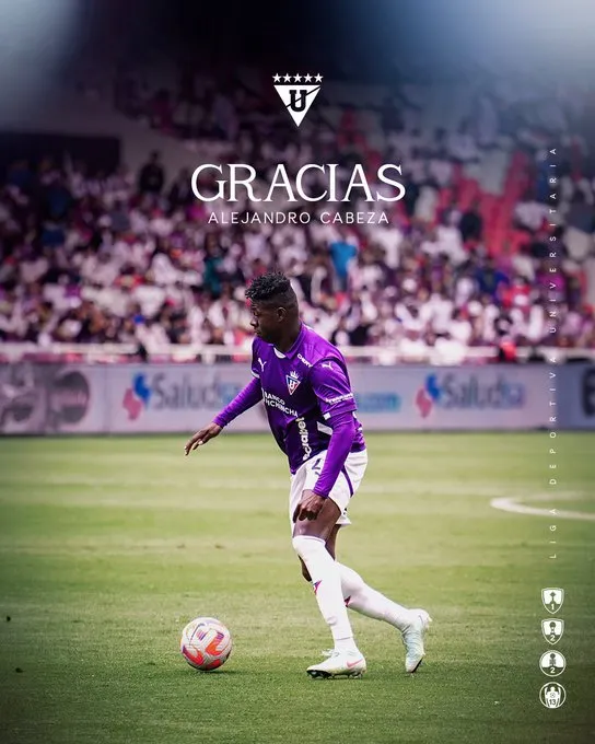 Alejandro Cabeza despedida LDU.