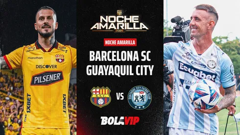 Barcelona SC vs Guayaquil City por la Noche Amarilla 2026