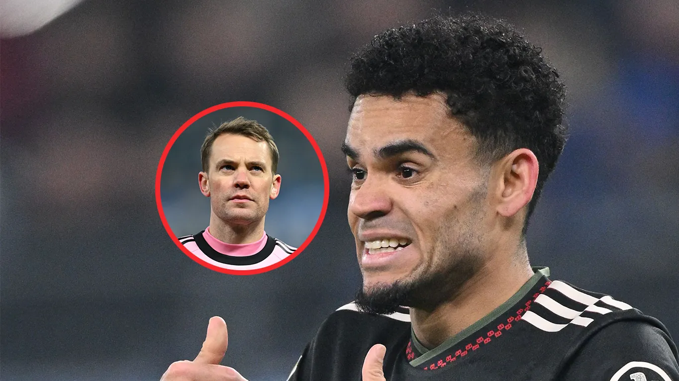Manuel Neuer crítico el rendimiento del Bayern y Luis Díaz respondió