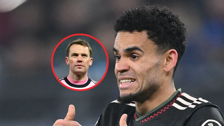 Manuel Neuer criticó el rendimiento del Bayern y Luis Díaz respondió.