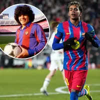 Lamine Yamal superó la cifra de Diego Maradona en Barcelona, pero con 77 partidos más