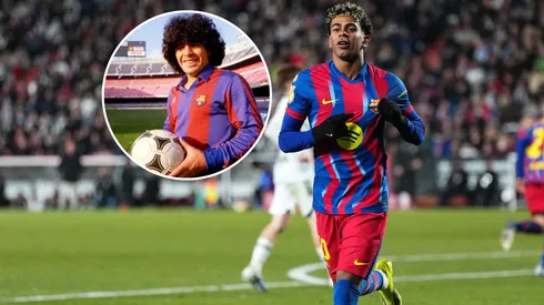 Lamine Yamal necesitó 76 partidos más para igualar los goles que Diego Maradona convirtió en Barcelona.