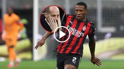 Allegri se enojó totalmente con Pervis Estupiñán