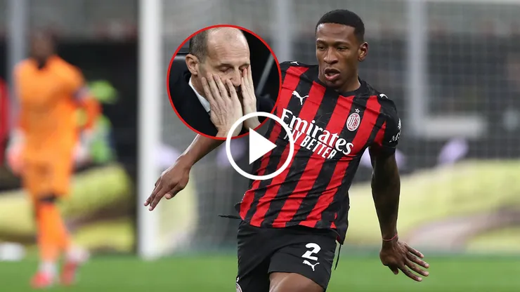 Allegri se enojó totalmente con Pervis Estupiñán