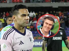 Así reaccionó Falcao a la burla que le hizo Eduardo Luis López
