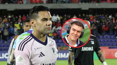 Falcao reaccionó a la burla que le hizo Eduardo Luis López.
