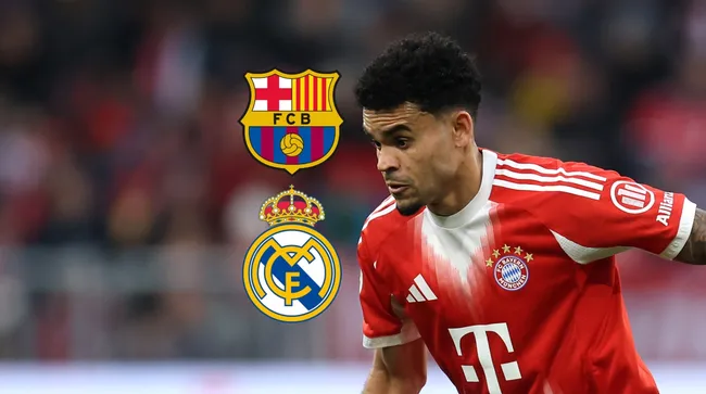 Díaz no quiere, por ahora, llegar a Barcelona y Real Madrid. (Foto: archivo particular y Getty Images)