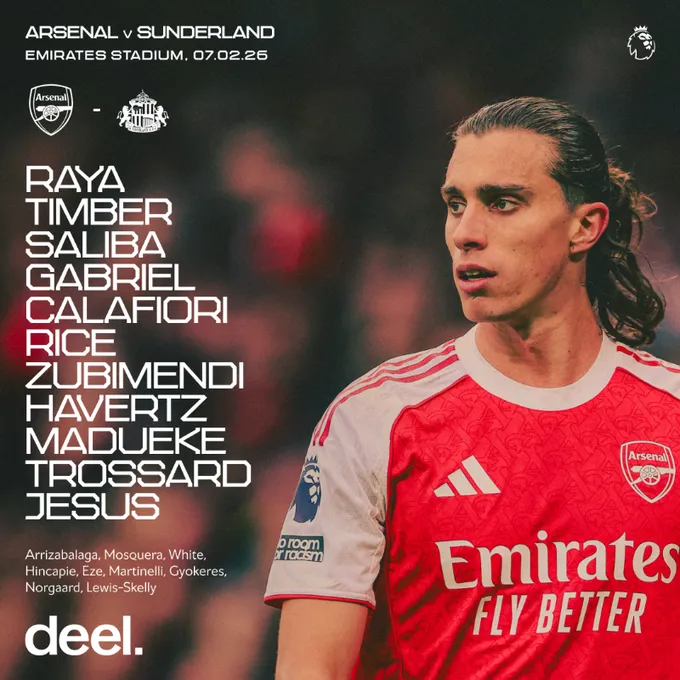 Hincapié comienza en el banco de suplentes. (Foto: @Arsenal)