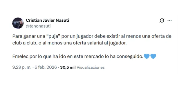 La reacción de Nasuti al fichaje de Cano por BSC. (Foto: Captura de pantalla)