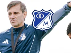 Fabián Bustos ni debuta en Millonarios y ya se llevó su primera decepción