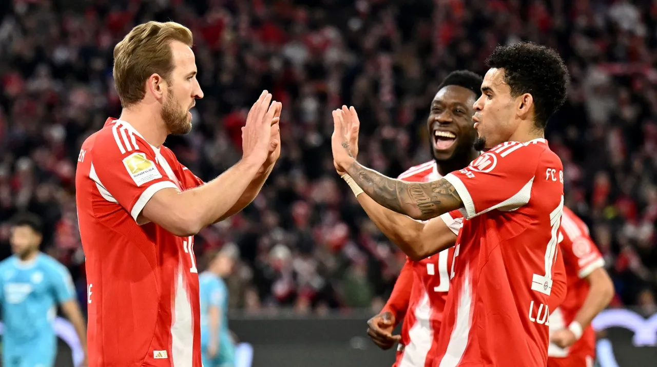 Harry Kane elogió a Luis Díaz por los 3 goles ante Hoffenheim. (Foto: Getty Images)