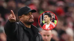 Vincent Kompany elogió a Luis Díaz tras los 3 goles del colombiano.