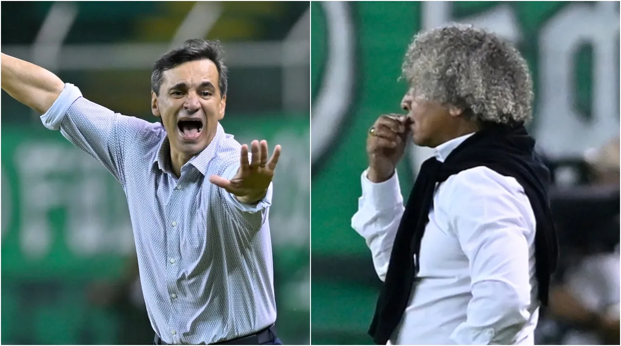 Bustos y Gamero se enfrentaron en la Liga Colombiana. (Foto: Vizzor Image)