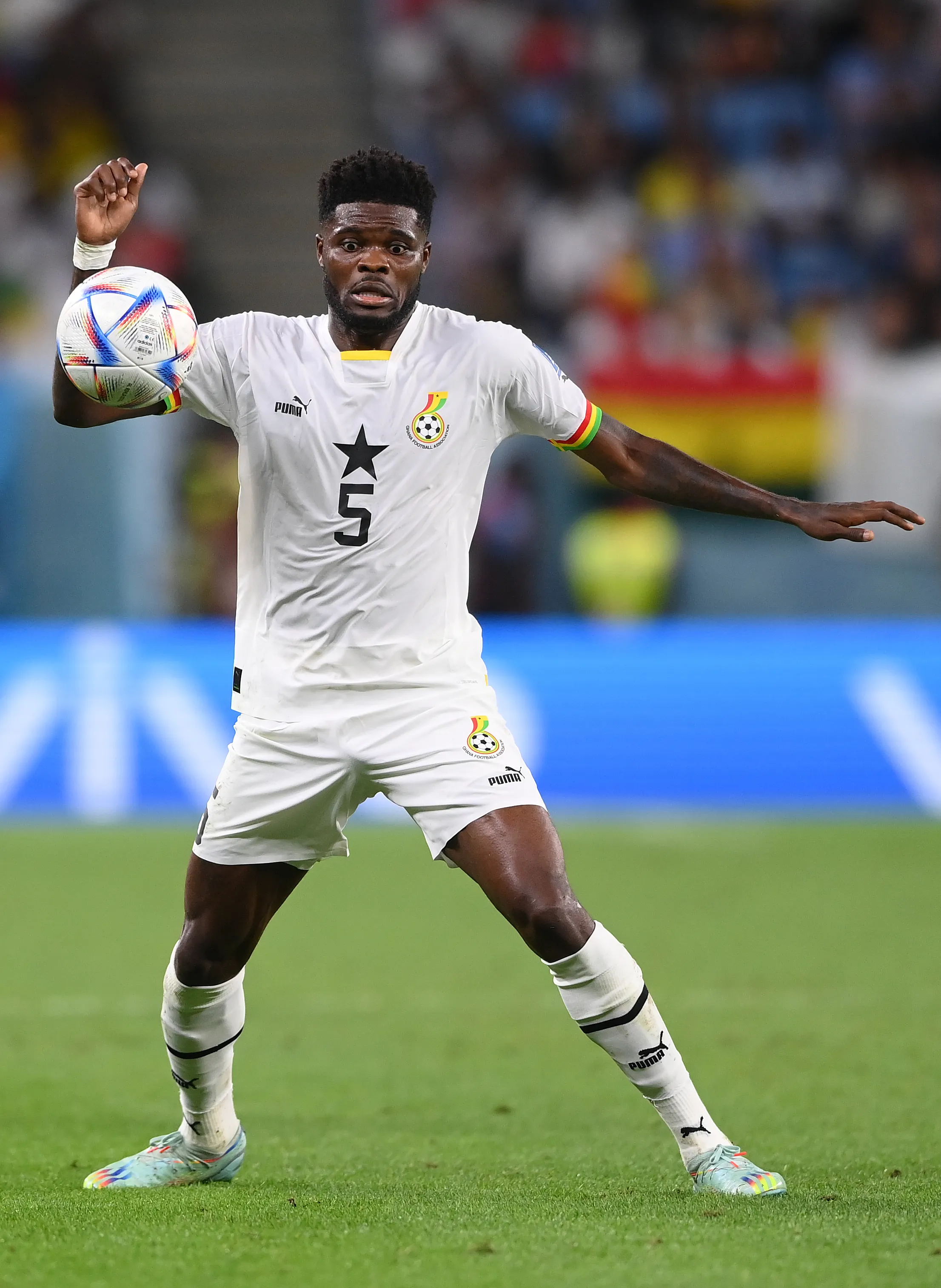 Thomas Partey, emblema de Ghana. (Getty Images)