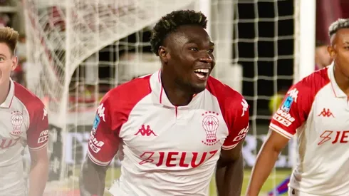 Jordy Caicedo tiene nuevo valor de mercado tras romperla en Huracán Foto: Huracán
