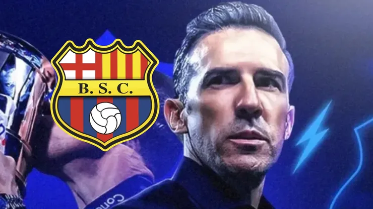 Vicente Sánchez llegó a Emelec y se quedará con tres jugadores de Barcelona Foto: Emelec