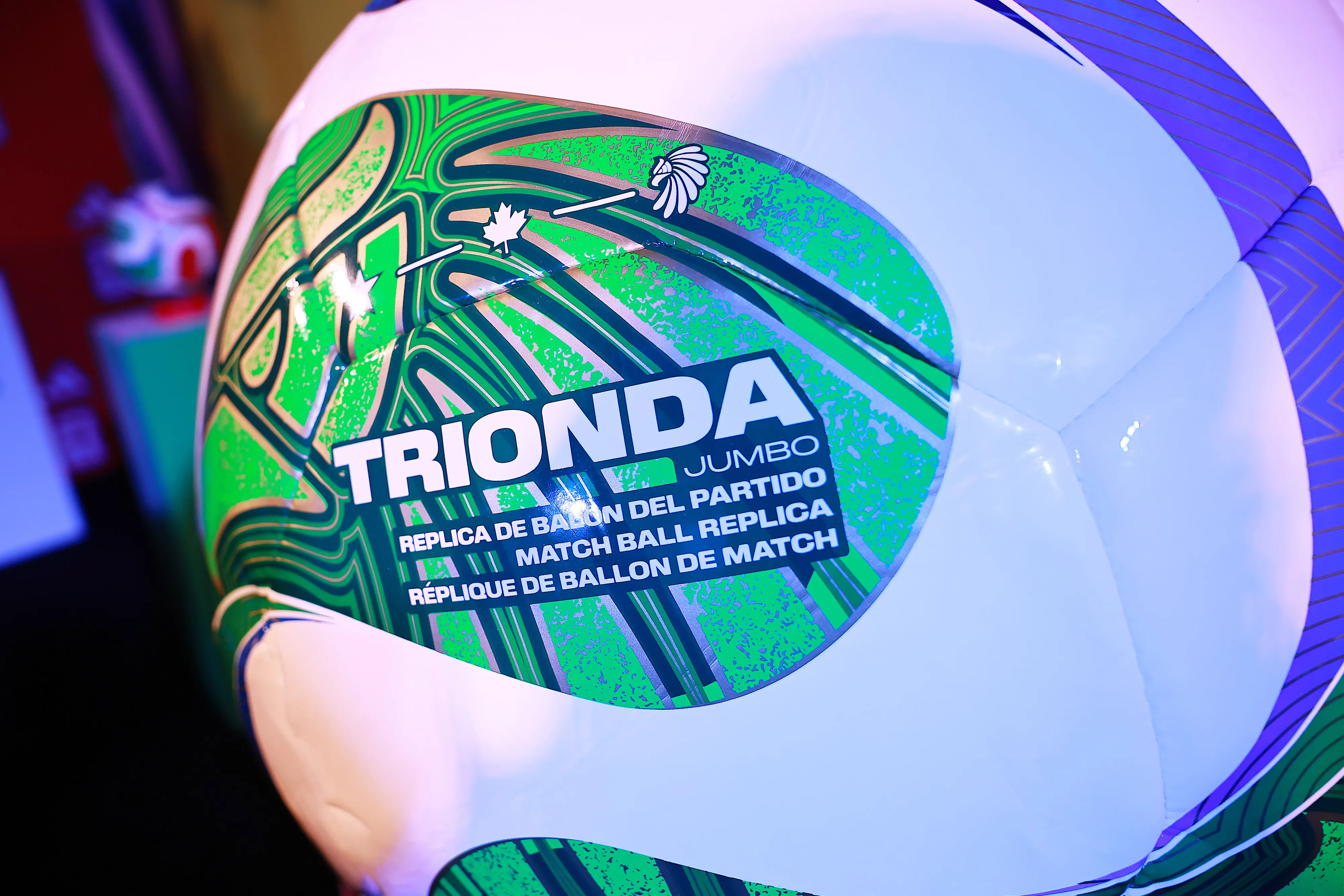 Trionda, el balón oficial del Mundial 2026. (Getty Images)