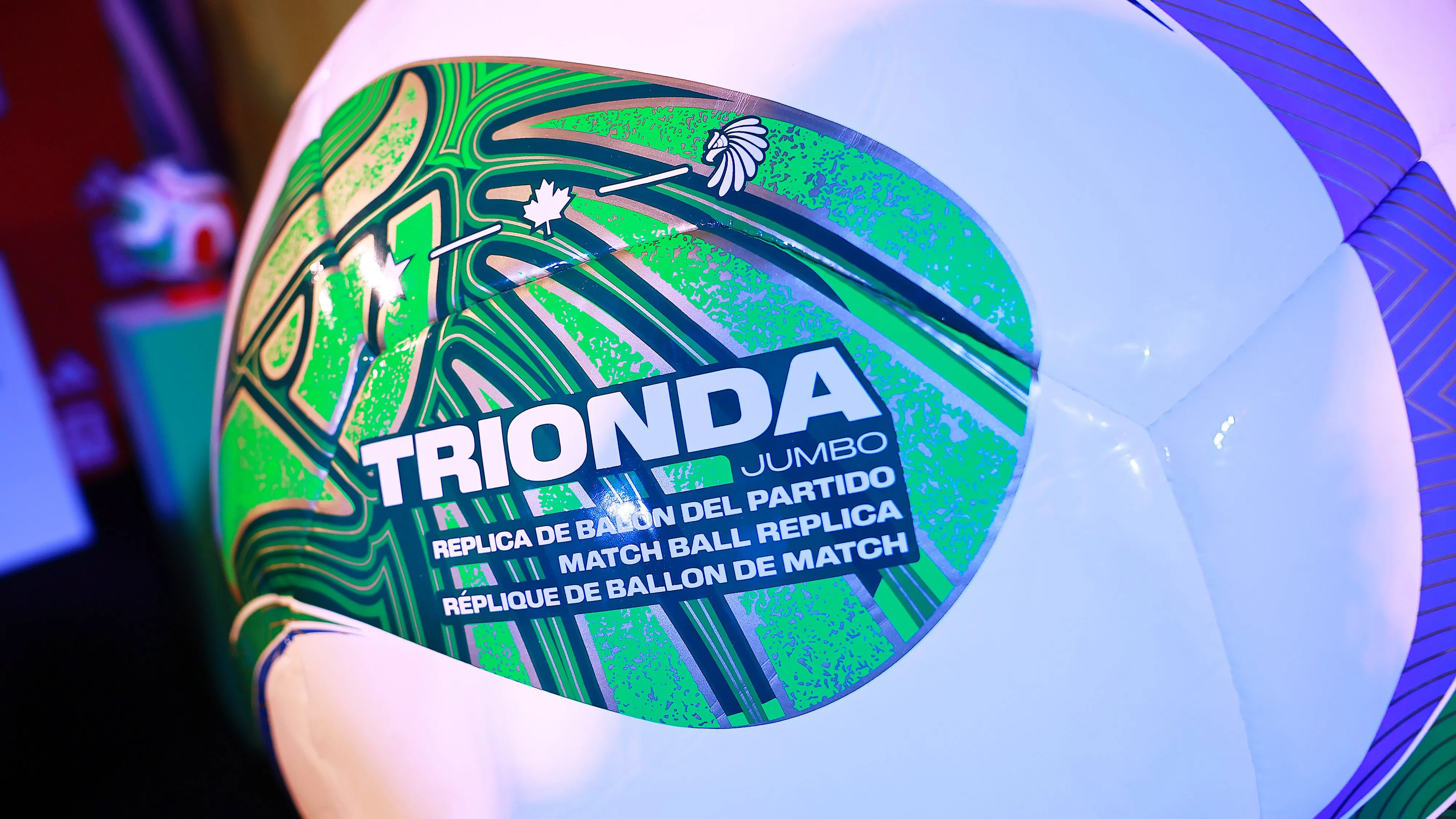 Trionda, el balón oficial del Mundial 2026. (Getty Images)