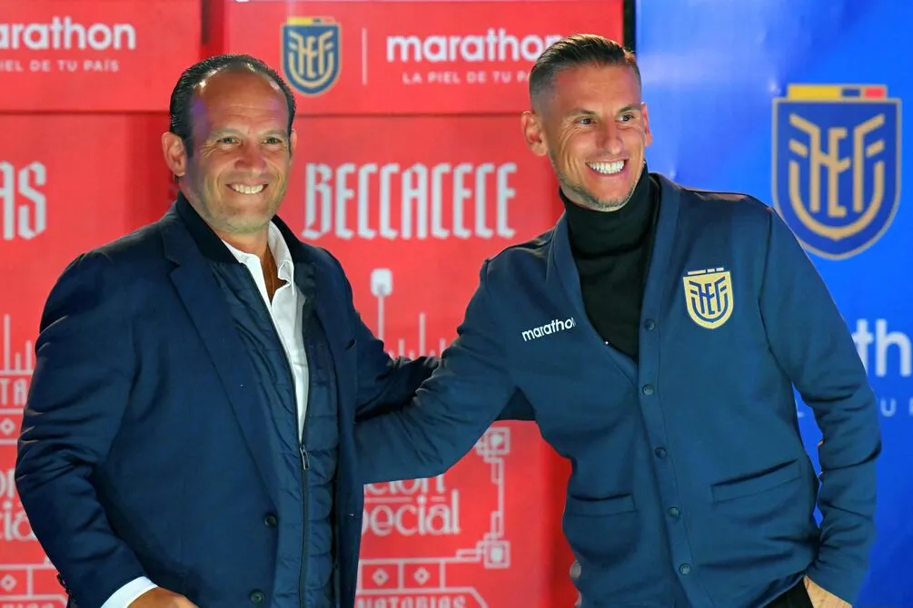 Sebastián Beccacece – Francisco Egas. Foto: FEF