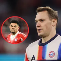 Neuer y un anuncio de retiro tras el gol de Luis Díaz en Copa