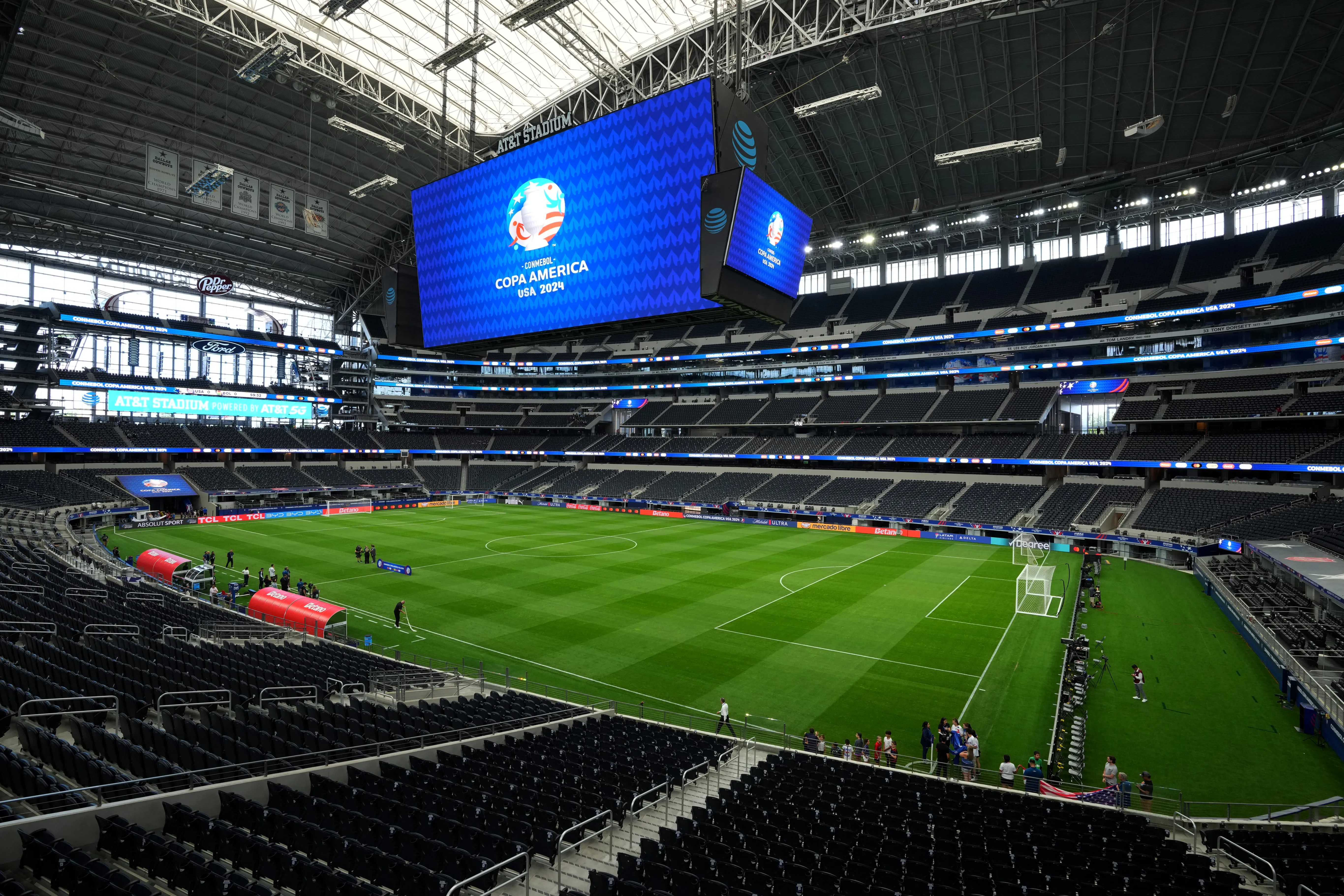 AT&amp;T Stadium, situado en Dallas. (Getty Images)