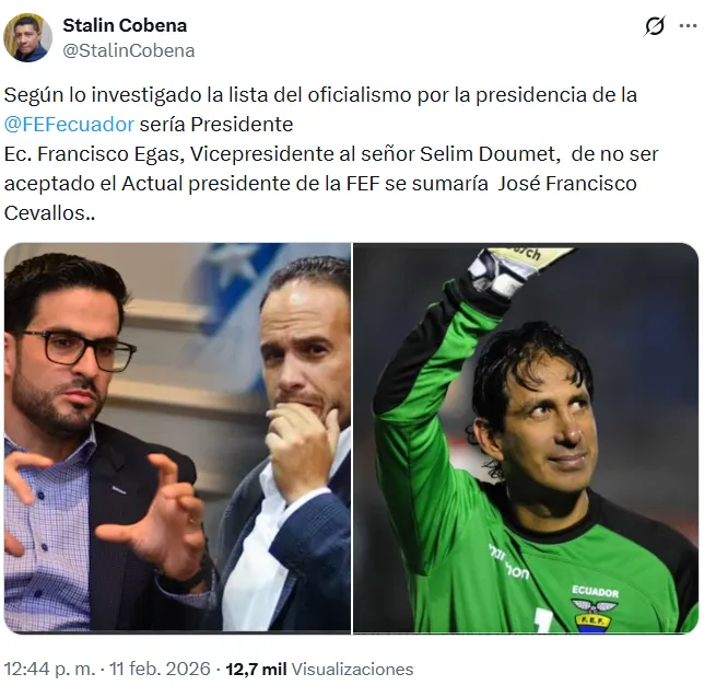 José Cevallos es una leyenda del fútbol ecuatoriano. (Captura de pantalla)