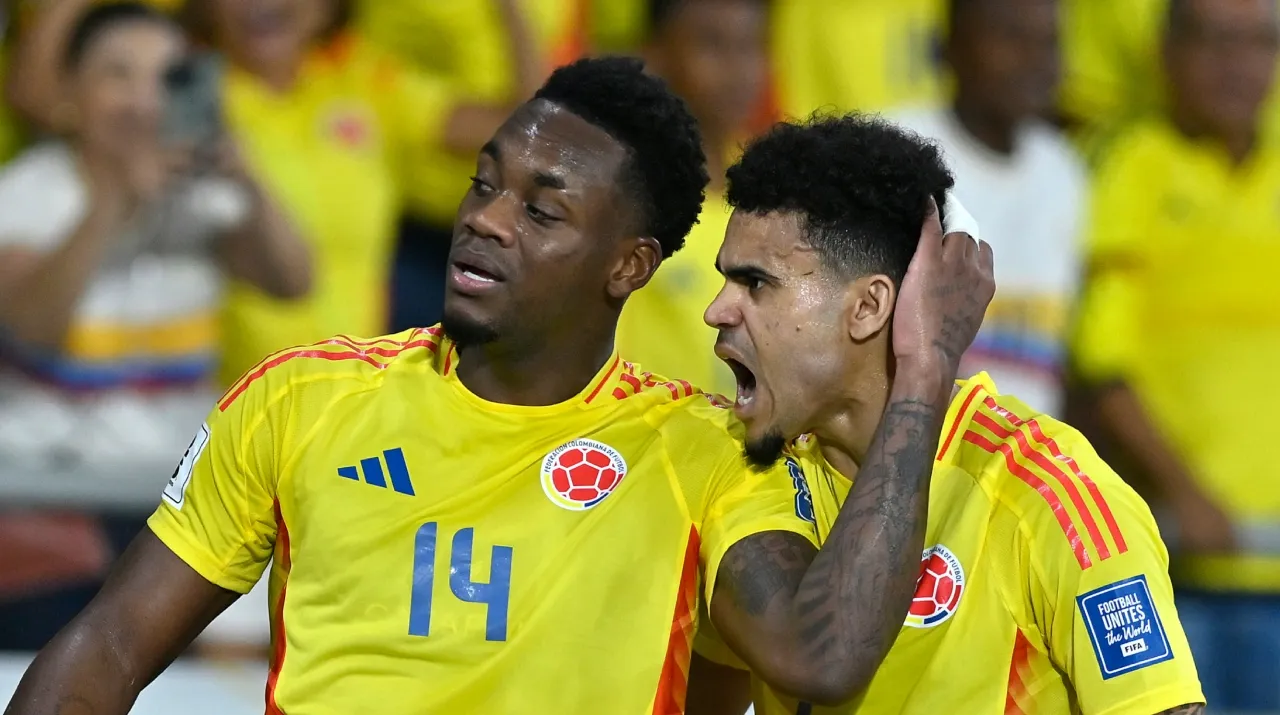 Jhon Durán y Luis Díaz en la Selección Colombia