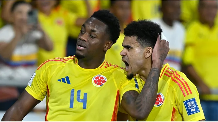 Jhon Durán y Luis Díaz en la Selección Colombia.