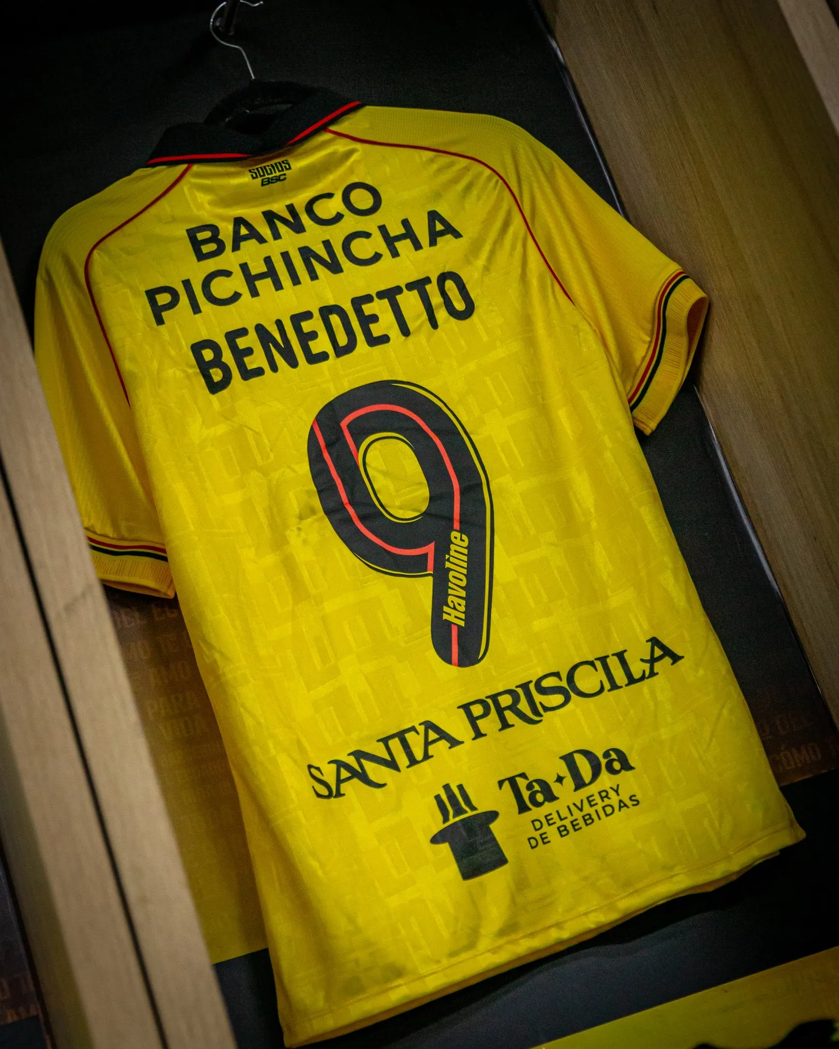 Benedetto jugará con la 9 en Barcelona SC. (Foto: BarcelonaSC)