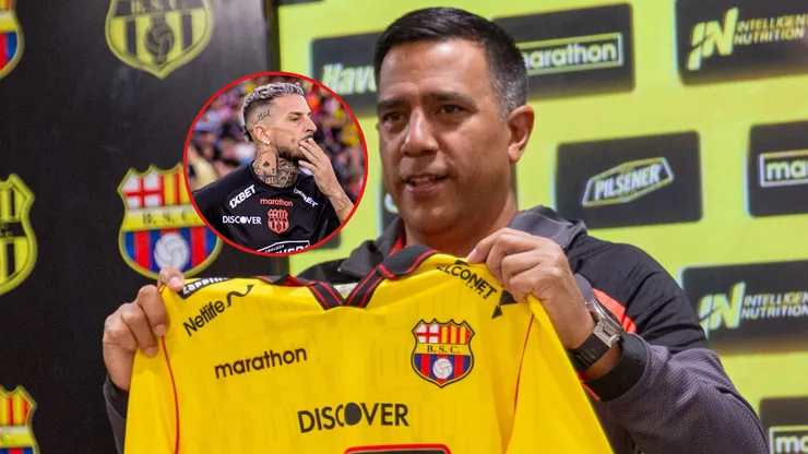Farías tomó esta decisión con Benedetto en Barcelona SC
