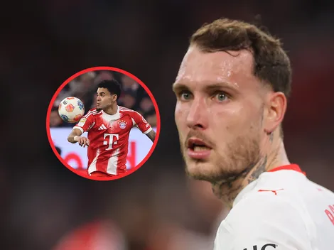 La confesión del capitán del RB Leipzig por el gol de Luis Díaz