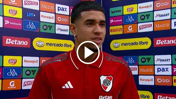 Las 3 palabras que Kendry Páez le dedicó a River Plate y que emocionan a todos