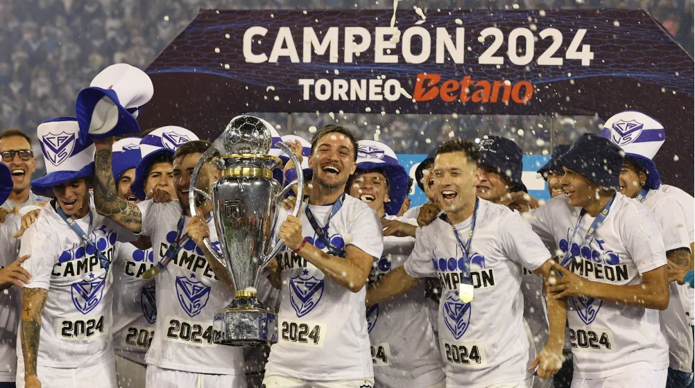 Francisco Pizzini – Campeón 2024 con Vélez. Foto: LPF