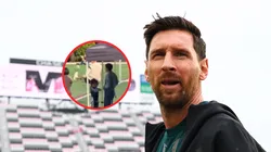 Messi se lesionó en un partido amistoso en Ecuador.