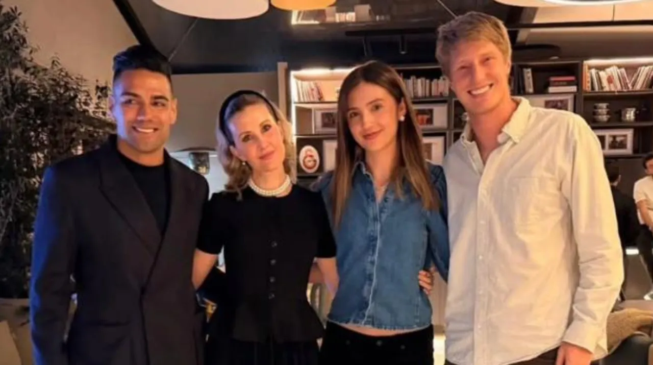 Falcao estuvo de fiesta celebrando su cumpleaños con varios jugadores de Millos como Llinás.