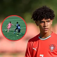 Los hijos de Messi y Cristiano Ronaldo brillan con gol y asistencia