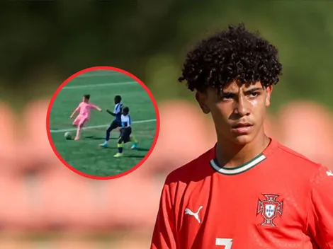 Los hijos de Messi y Cristiano Ronaldo brillan con gol y asistencia