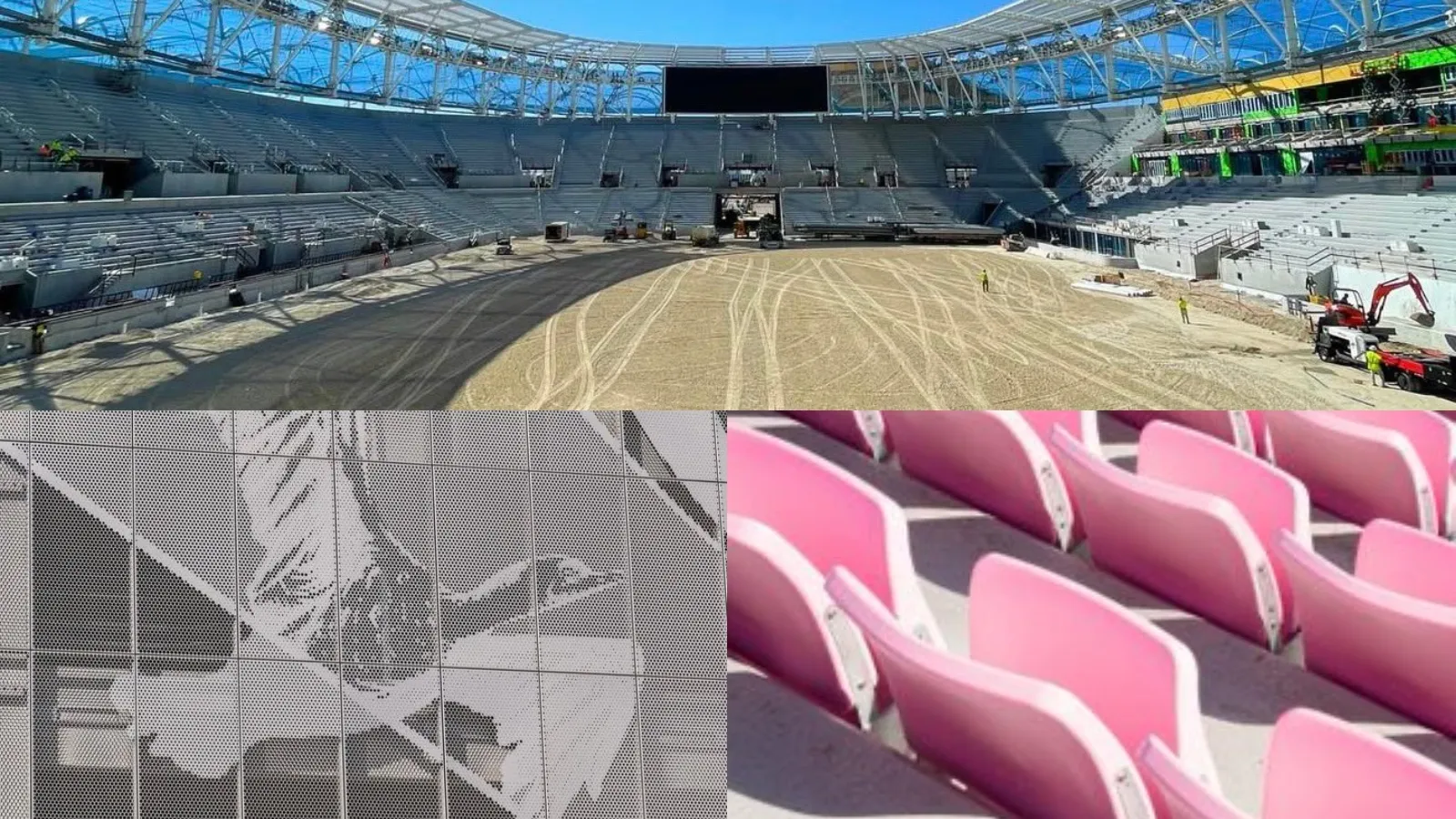 Así avanzan las obras en el estadio del Inter Miami: GETTY