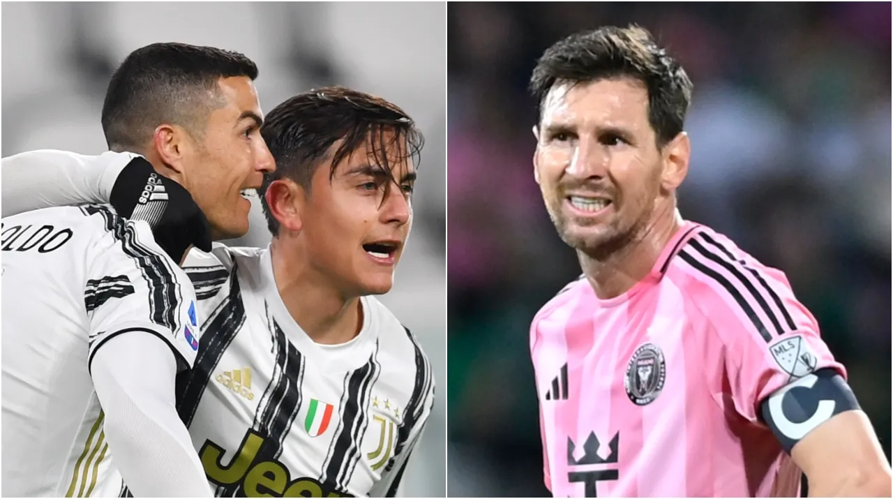 Cristiano Ronaldo Paulo Dybala y Lionel Messi. (Foto: Getty Images)
