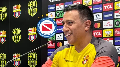 La "amenaza" de César Farías a Argentinos antes de jugar contra Barcelona SC