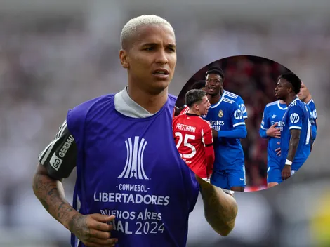 Deyverson también reaccionó tras la polémica de  Vinicius Jr. y Prestianni