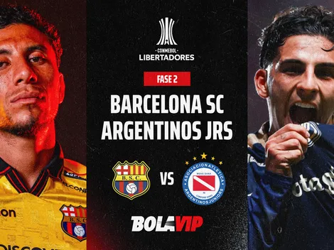 EN VIVO Y GRATIS: Barcelona SC vs Argentinos Juniors por la Fase 2 de la Copa Libertadores