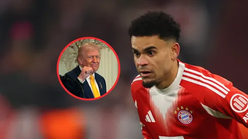 Luis Díaz apareció con una música que no le gustó a Donald Trump.